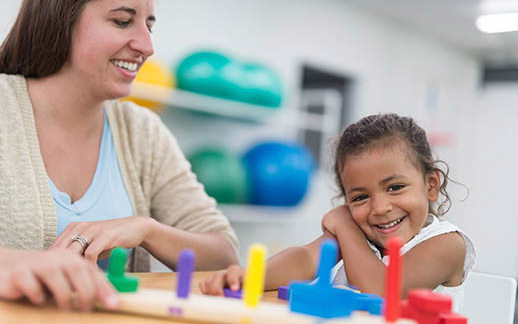 Student Blocks Teacher