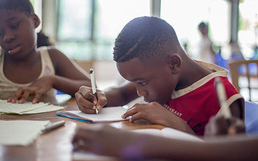 Students Writing Table