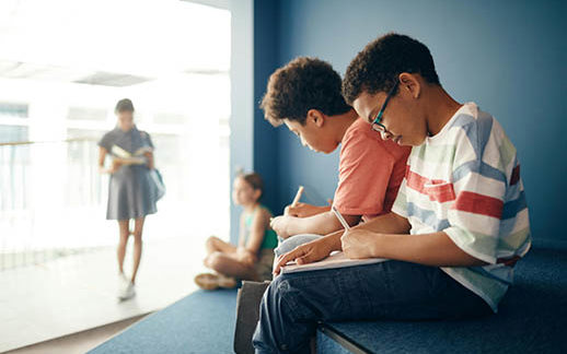 Students Working Notebook